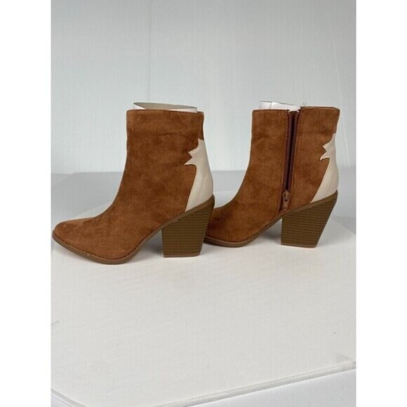 YOKI Women's  Bootie Ankle Boot Goldie Bootie Size 7.5 Muriel Rust Shoes New - Picture 14 of 16